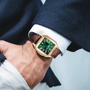 Montre mécanique de sport de luxe pour homme PINDU DESIGN, bracelet en cuir, boîtier en acier inoxydable, résistance à l'eau 3BAR, mode business - Product Image 3