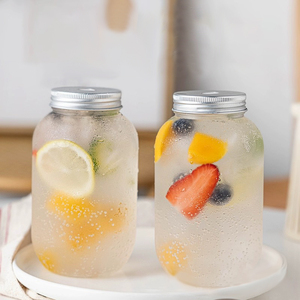 Bouteille à boisson en plastique PET transparent de haute qualité avec logo personnalisé imprimé à l'écran, 500 ml (16 oz), avec bouchon à vis en aluminium - Product Image 5