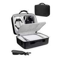 Nouvelle sacoche de rangement portable inclinée pour console et manette PS5 noire, antichoc et étanche en EVA