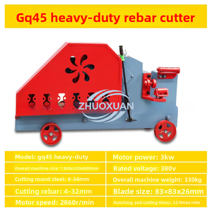 Machine à couper les barres d'acier durable, coupe-ferraille ronde de 6 à 32 mm avec moteur en cuivre - Product Image 5