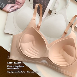 Soutien-gorge <span class=keywords><strong>femme</strong></span> en latex transparent dégradé sexy sans coutures, soutien-gorge de beauté à effet push-up - Product Image 3
