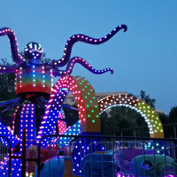 Manège Octopus Géant Personnalisé pour Parc d'Attractions – Manèges Rotatifs Octopus pour Fêtes Foraines