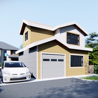 Quacent, nouvelle conception, maison préfabriquée de luxe à deux étages, décoration complète, moderne, installation rapide, villa, hôtel, petite maison préfabriquée