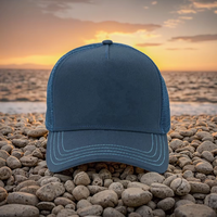 Gorra Trucker de Malla de Algodón Personalizada de Alta Calidad con Nuevo Logotipo Bordado y Diseño Transpirable con Logotipo Serigrafiado