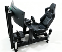 Plateforme de simulation de course en aluminium 40160 personnalisable, configuration complète, support de simulateur de conduite, plateforme de mouvement 2DOF 4DOF 6DOF pour arcade