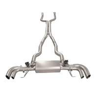 Système d'échappement Catback en acier inoxydable à soupapes électroniques pour BMW M550i M550 G30 4.4T 2017-2024, sortie quadruple, son sportif amélioré