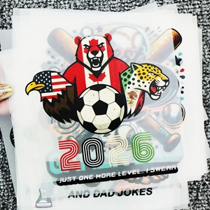 Transferts DTF personnalisés pour le <span class=keywords><strong>monde</strong></span> entier, vinyle thermocollant pour tasses, sérigraphie, transfert thermique DTF Football Soccer pour vêtements - Product Image 2