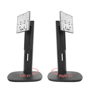 Nouveau <span class=keywords><strong>support</strong></span> d'écran de bureau en métal réglable en hauteur et inclinable -5~+20 32 pouces Vesa Gris/<span class=keywords><strong>Blanc</strong></span>/Noir en stock - Product Image 4