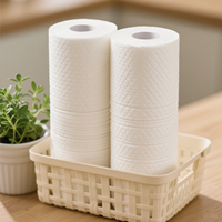 Papier essuie-tout Bounty en gros, haute absorption, rouleau de papier essuie-tout de cuisine, 2 plis, rouleau jumbo pour usage commercial