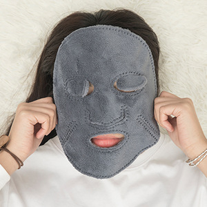 Masque facial chauffant Jiemeirui 24x24 cm, serviette en microfibre pour soin du visage, pour usage en salon de beauté - Product Image 2