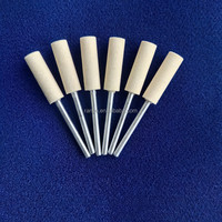 Haute dureté 1/4 pouces 6 mm feutre fraises laine feutre Bobs polissage cylindre de meulage avec tige de 1/8 pouces personnalisable OEM pris en charge