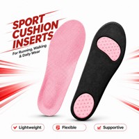 Semelles intérieures légères AureRight en PU moulé, confortables, à retour d'énergie, haute résilience, avec soutien de la voûte plantaire et coque de talon pour les coureurs et les athlètes