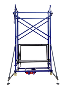 Lift Konstruksi Bergerak Berkualitas Tinggi 8m 10m, <span class=keywords><strong>Hoist</strong></span> Tali Kawat, Perancah Listrik - Product Image 2