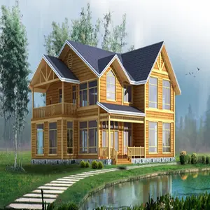 Casa de madeira indiana fácil-montada