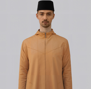 Raya 2025 Moden Jubah <b>Women</b> Casual Autumn Pleated Hooded Ironless Kain Sejuk Regular Fit <b>S</b>-5XL Malaysia Ready Stock B2B Deal - Product Image 1