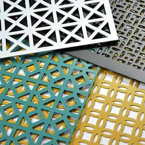 Stainless Steel/Aluminum Plain Weave Perforated <b>Mesh</b> <b>Screen</b> Panel - Product Image 5