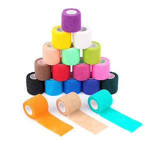 メーカーカラフル5Cm7.5Cm10Cm弾性プリント自己粘着獣医自己粘着包帯ラテックスフレキシブルラップ - Product Image 4