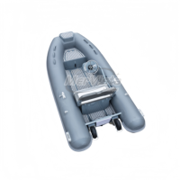 Bateau pneumatique semi-rigide en aluminium de 12 pieds (360 cm) Orca/Hypalon/PVC pour la pêche