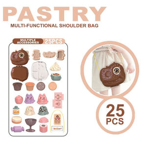 Set de Postres de Dinosaurio para Mochila, 25 Piezas, Juguete STEM de Juego de Imitación con Herramientas para Helados y Cupcakes, Regalo de Juego de Rol para Niños - Product Image 2