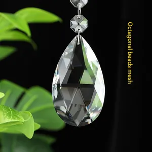 Mesh crystal pendant crystal crafts bead curtain pendant European home lighting hanging accessories manufacturers wholesale