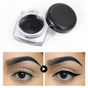 <span class=keywords><strong>Gel</strong></span> Eyeliner hitam cepat kering Logo kustom pemakaian panjang berpigmen tinggi halus krim Eyeliner tahan air dengan kuas - Product Image 2