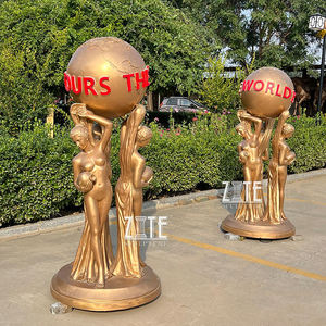 Statue en métal, de luxe, bronze du monde entier, grande taille - Product Image 3