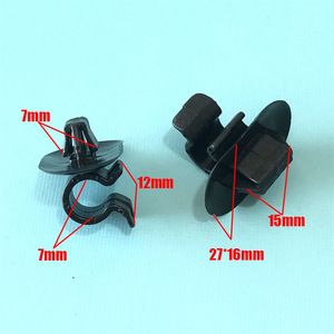 Clips de Soporte para Capó para Citroën Ax Evasion C2 C3 II C4 C5, Sujetadores de Plástico de 7mm 12mm 15mm 27x16mm, Clip Automotriz - Product Image 1
