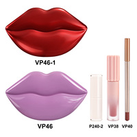 Nouveau Kit Lèvres 3 en 1 Personnalisé Étiquette Privée, Coffret Cadeau Rouge à Lèvres, Crayon et Baume Végans Imperméables, Nouvelle Arrivée 2025