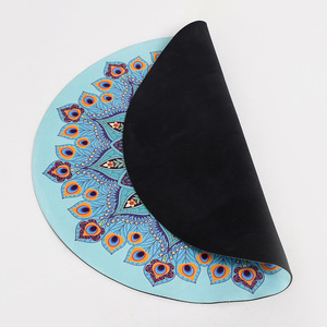 Tapis de yoga rond Ningbo Science 140x140x5mm, épaissi, antidérapant, pour fitness et méditation - Product Image 3