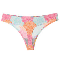 New Style Printed Teen Girl Höschen Unterwäsche für Frauen Atmungsaktive Low Rise Seamless T Back Tanga Tanga Slips