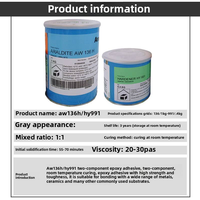 Araldite AV103-1/HY991 1,4 kg Adhésif époxy bicomposant pour le travail du bois et la construction, durcissement à température ambiante