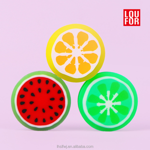 Lot de 3 Gommes <span class=keywords><strong>Kawaii</strong></span> en Forme de Fruits Tranchés – Gommes à Crayon Sans Résidu pour <span class=keywords><strong>Dessin</strong></span>, Papeterie et Récompenses Scolaires pour Enfants - Product Image 4