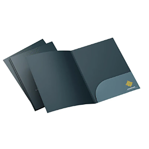 Papel de copia de tamaño A4 con logotipo personalizado Documentos de logotipo de lámina dorada Carpeta de contrato de bienes raíces hecha comercialmente Folleto personalizado - Product Image 3