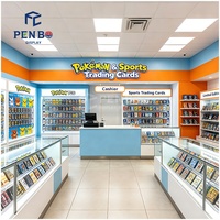 Meubles de magasin populaires sur le thème des dessins animés et de l'anime pour cartes à collectionner, personnalisation pour centres commerciaux et décoration de magasins de jouets