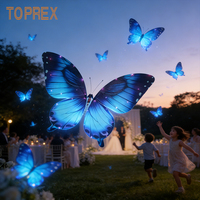 TOPREX 2026 Dernier Drone Papillon Bionique avec Spectacle de Lumières LED pour Mariages, Spectacles Scéniques et Décoration d'Événements