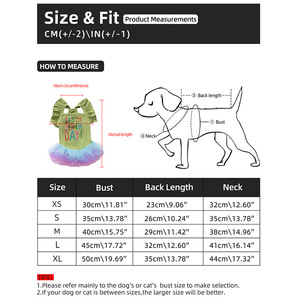 Doğum Günü Evcil Hayvanları Yeni Stil Köpek ve Kedi Giysileri Elbise, İki Ayaklı Kıyafetler, Elbise, <span class=keywords><strong>S</strong></span>ınır Ötesi Sevimli Evcil Hayvan Giysileri, Her Mevsim - Product Image 4