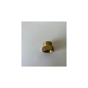 中国台湾制造高品质定制黄铜专用螺母M18六角法兰螺母工业用