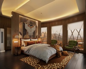 Villa <span class=keywords><strong>de</strong></span> Aluminio Inspirada en el Té con Techo <span class=keywords><strong>de</strong></span> Paja Curvo, Diseño Impermeable para una Experiencia <span class=keywords><strong>de</strong></span> Lujo Junto al Lago y Observación <span class=keywords><strong>de</strong></span> la Naturaleza - Product Image 4