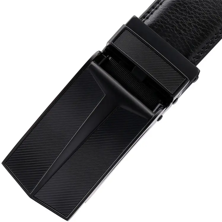 Adjustable Belt Premium Quality Dress Waist Ratchet Adjustable Belts Automatic Buckle Business Casual Men's Custom Genuine Leather Belt