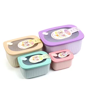 Hot Sale Refrigerator Food Storage Organizer Containers 4pcs/set Storage Container Food Storage Containers Set