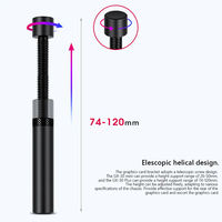 Support GPU en alliage d'aluminium Support vertical pour GPU Support pour carte vidéo Accessoires informatiques-en stock