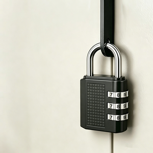 <span class=keywords><strong>Cadenas</strong></span> à combinaison à 3 roues avec <span class=keywords><strong>code</strong></span> réinitialisable pour boîte à outils - Product Image 4