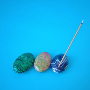 DIY YZ <span class=keywords><strong>gemas</strong></span> de alta calidad al por mayor personalizado barato mármol curación piedras incienso palo quemador <span class=keywords><strong>chakra</strong></span> Jade titular - Product Image 6