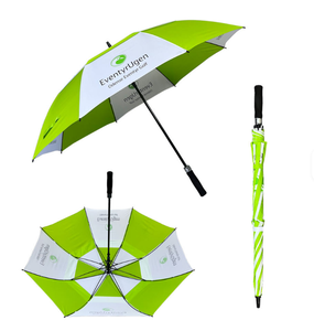 Fournisseurs Fabricants Vente en gros Grand parapluie de <span class=keywords><strong>golf</strong></span> de luxe promotionnel personnalisé avec logo Parapluie grand format résistant au vent Impressions de logo - Product Image 4