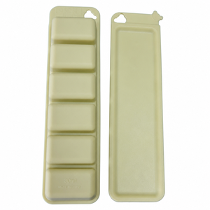 Grand moule à glaçons en silicone 6 portions, compatible lave-vaisselle, pour bar, cuisine, usage domestique et fêtes - Product Image 1