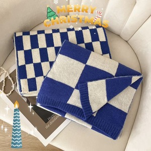 Khăn choàng màu xanh băng mới 2025 cho phụ nữ mềm mại và linh hoạt cho chiếc khăn ấm và dày của mùa đông - Product Image 6