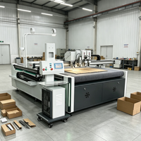 Digitale vlakbedplotter voor het snijden van karton, KT-foamboard, golfkarton en dozen, met CCD-camera
