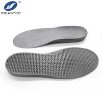 IDEASTEP Semelles Orthopédiques Rigides pour Enfants avec Soutien de la Voûte Plantaire, Inserts Air Zoom, Talonnettes Profondes, en Liège PU de Haute Qualité