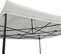 Tonnelle pliante d'extérieur en acier – Imperméable, ignifuge, coupe-vent, résistante aux UV, toutes saisons, réglable