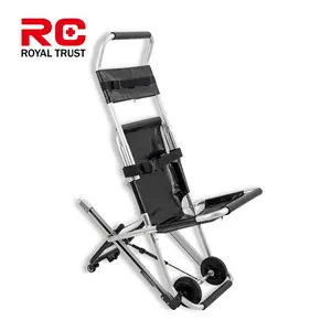 Недорогой прочный портативный экстренный спасательный лестничный стул для пациента, складной стул-растяжитель для медицинских целей